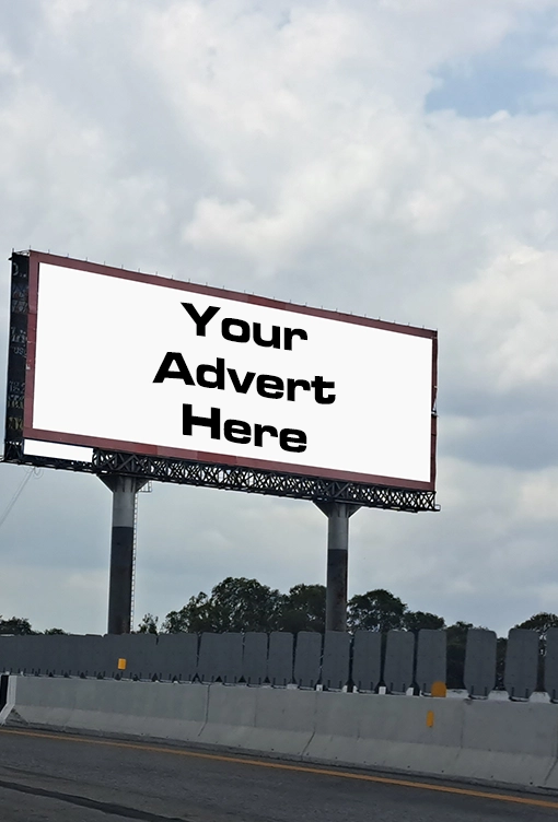 Billboard advert advertising a small business on a budget